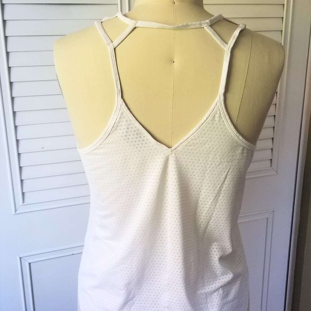 Athleta Mesh Strappy Back Tank Top